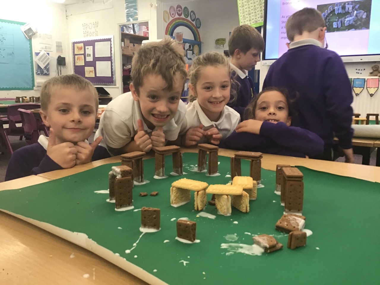 Year 3 Re-Create Stone Henge | Dereham Church of England Junior Academy